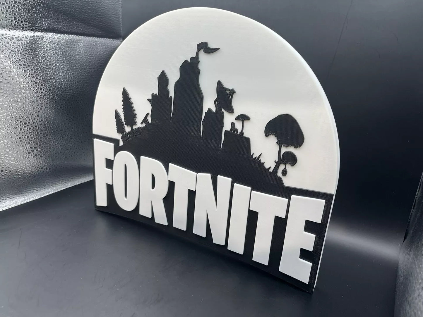 Fortnite Logo Sign Display | 3D Wall Desk Shelf Art