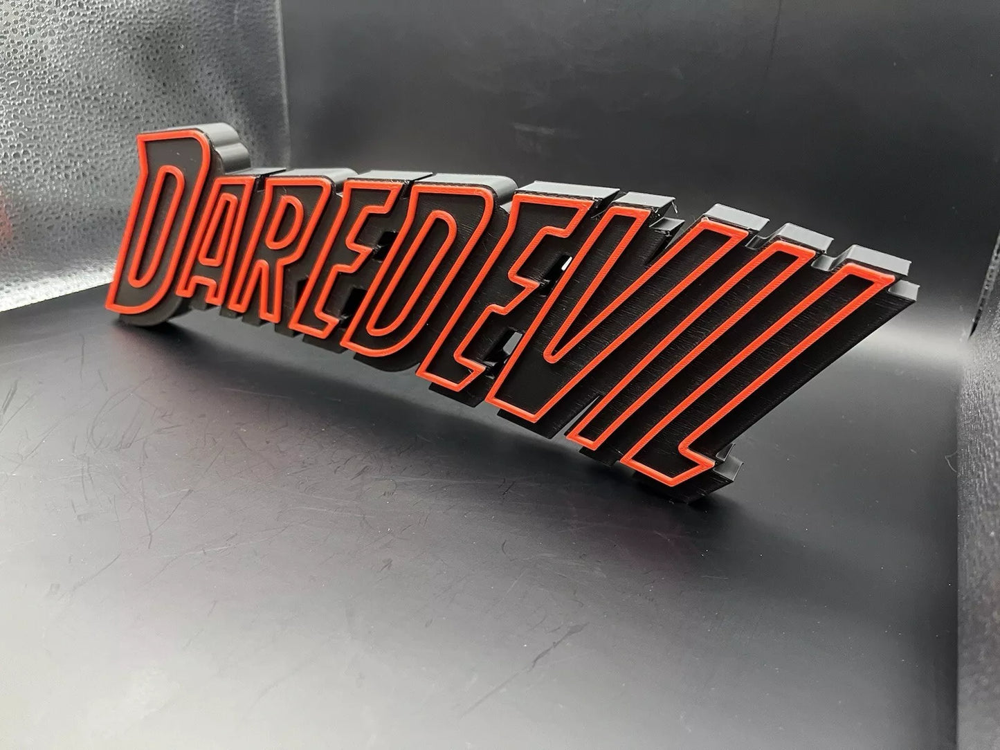Daredevil Logo Sign Display | 3D Wall Desk Shelf Art
