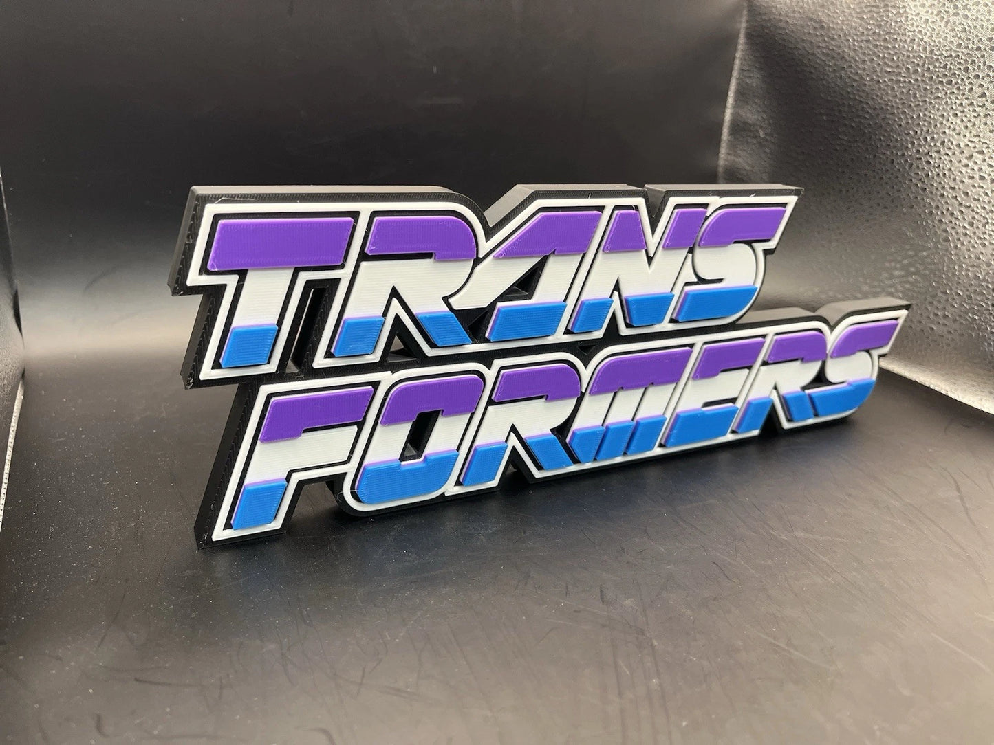 Transformers Decepticon Logo Sign Display | 3D Wall Desk Shelf Art