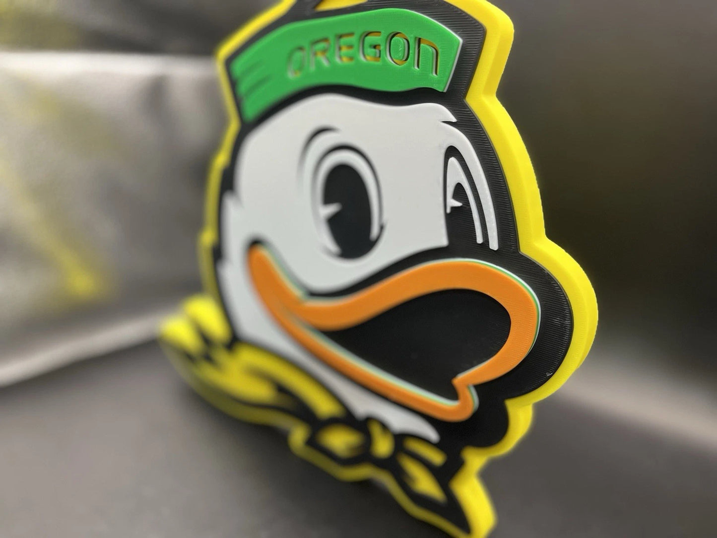 Oregon Ducks Logo Sign Display | 3D Wall Desk Shelf Art