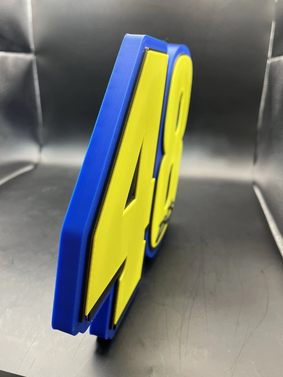 Jimmie Johnson 48 Logo Sign Display | 3D Wall Desk Shelf Art