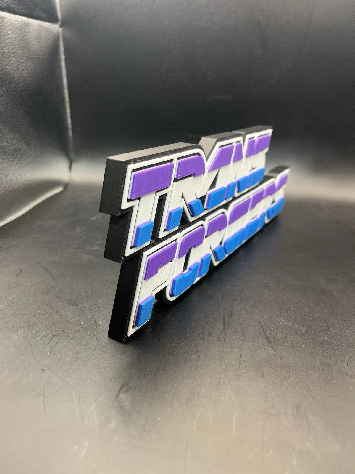 Transformers Decepticon Logo Sign Display | 3D Wall Desk Shelf Art