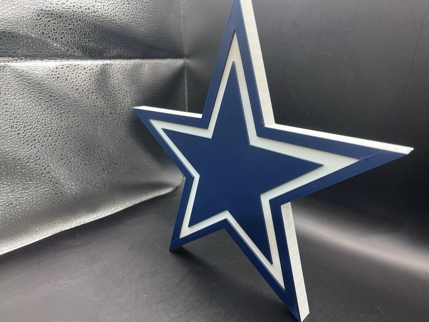 Dallas Cowboys Logo Sign Display | 3D Wall Desk Shelf Art