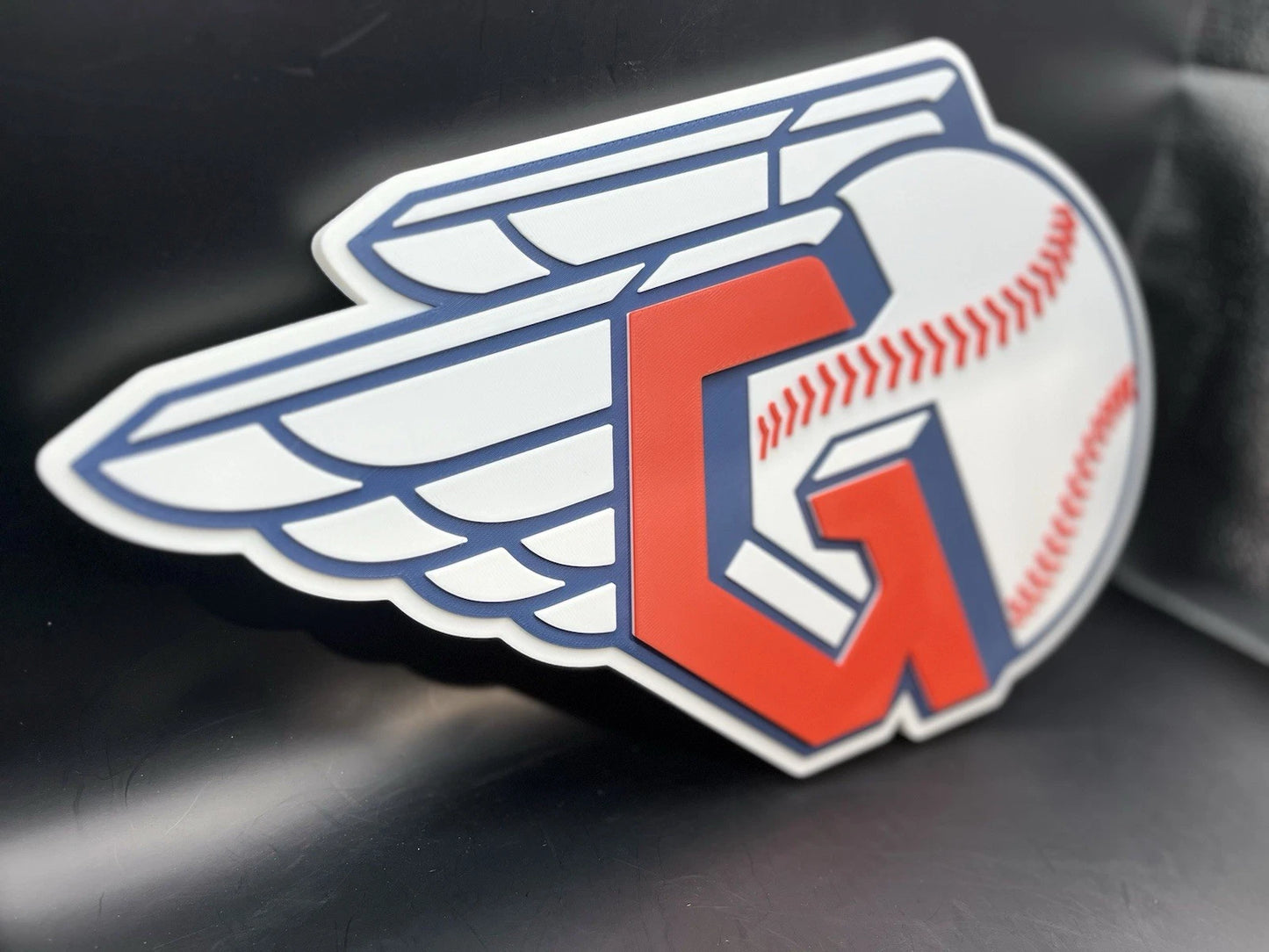Cleveland Guardians Logo Sign Display | 3D Wall Desk Shelf Art