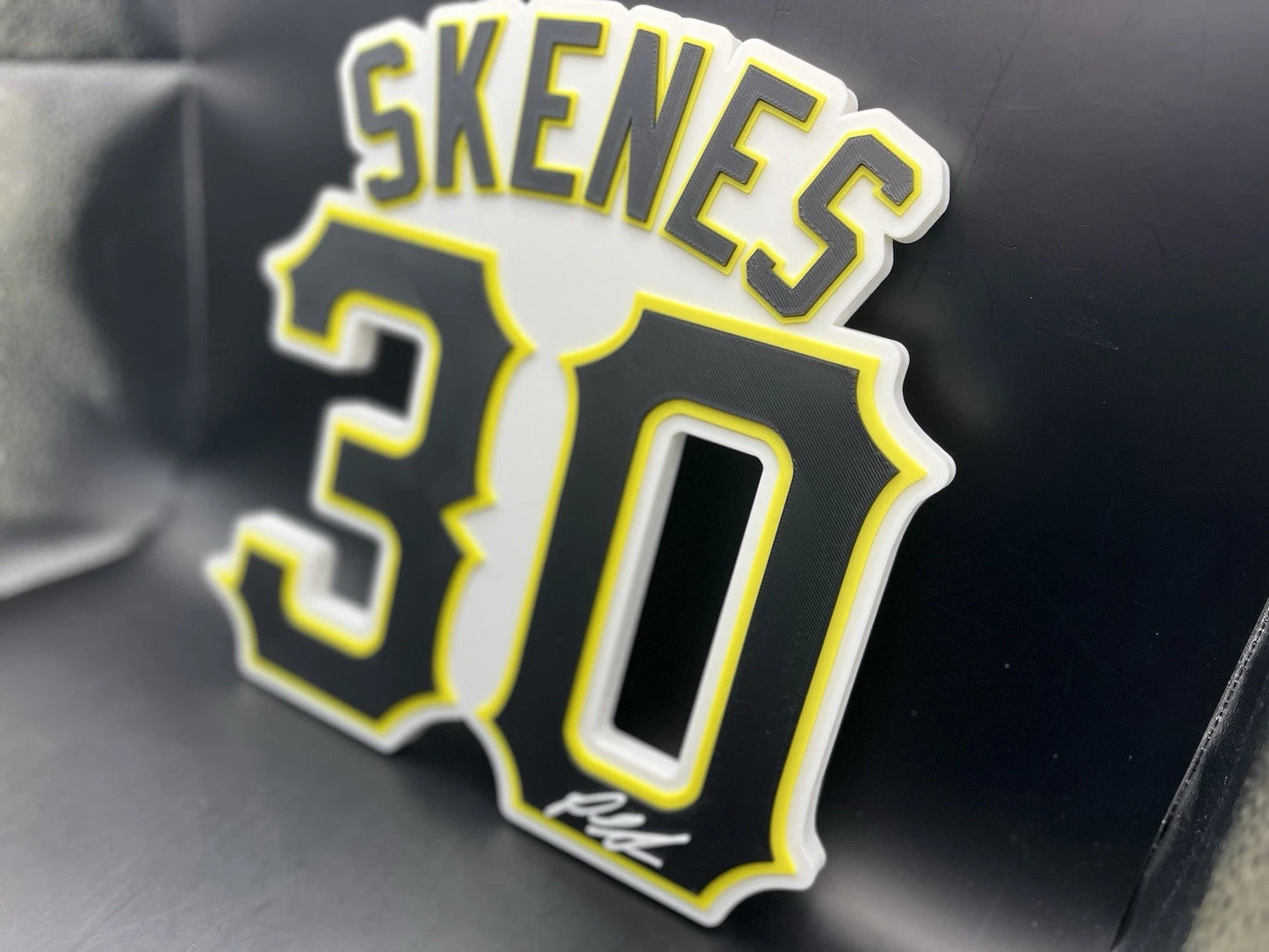 Paul Skenes 30 Logo Sign Display | 3D Wall Desk Shelf Art