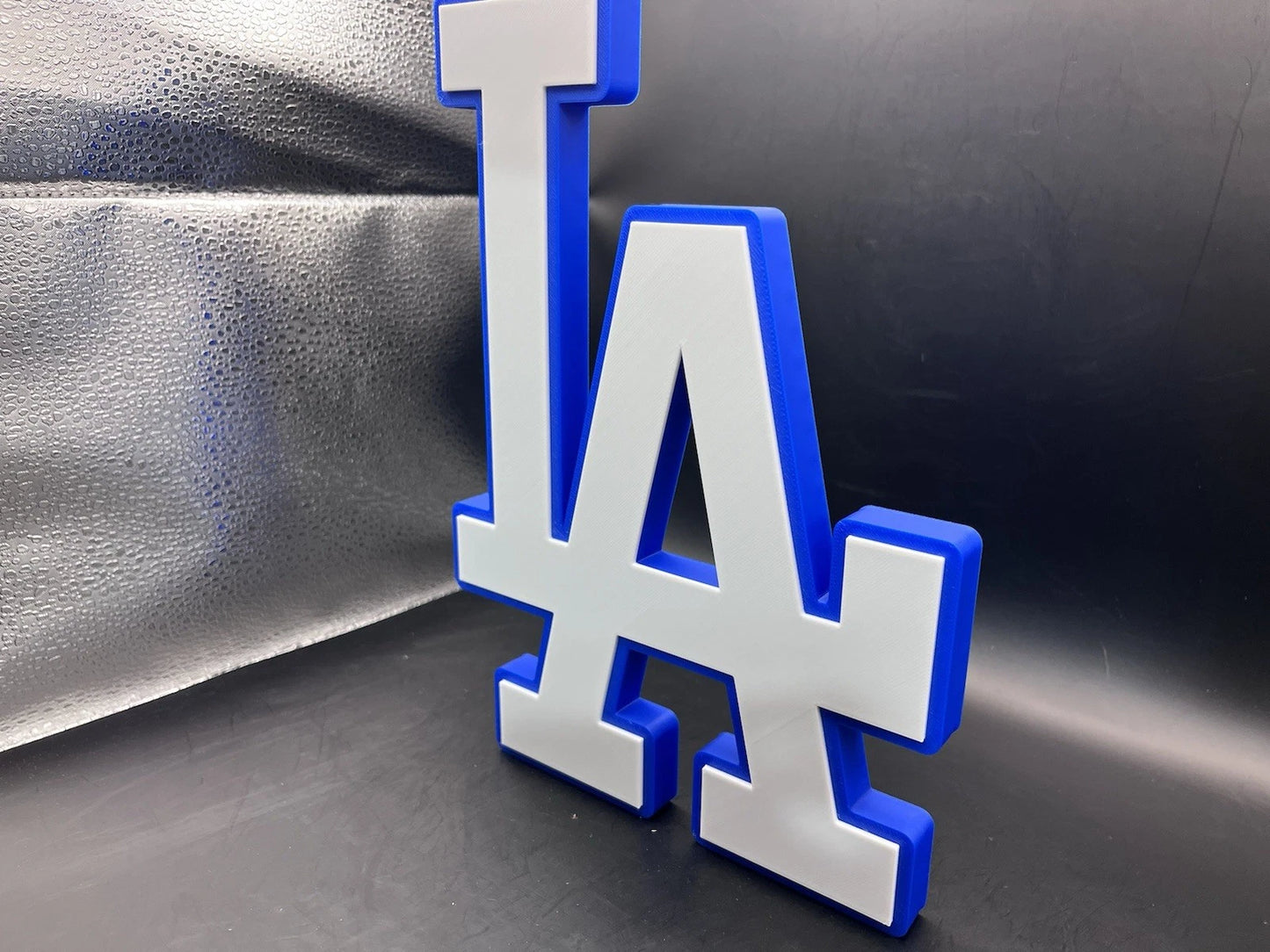 Los Angeles Dodgers Logo Sign Display | 3D Wall Desk Shelf Art