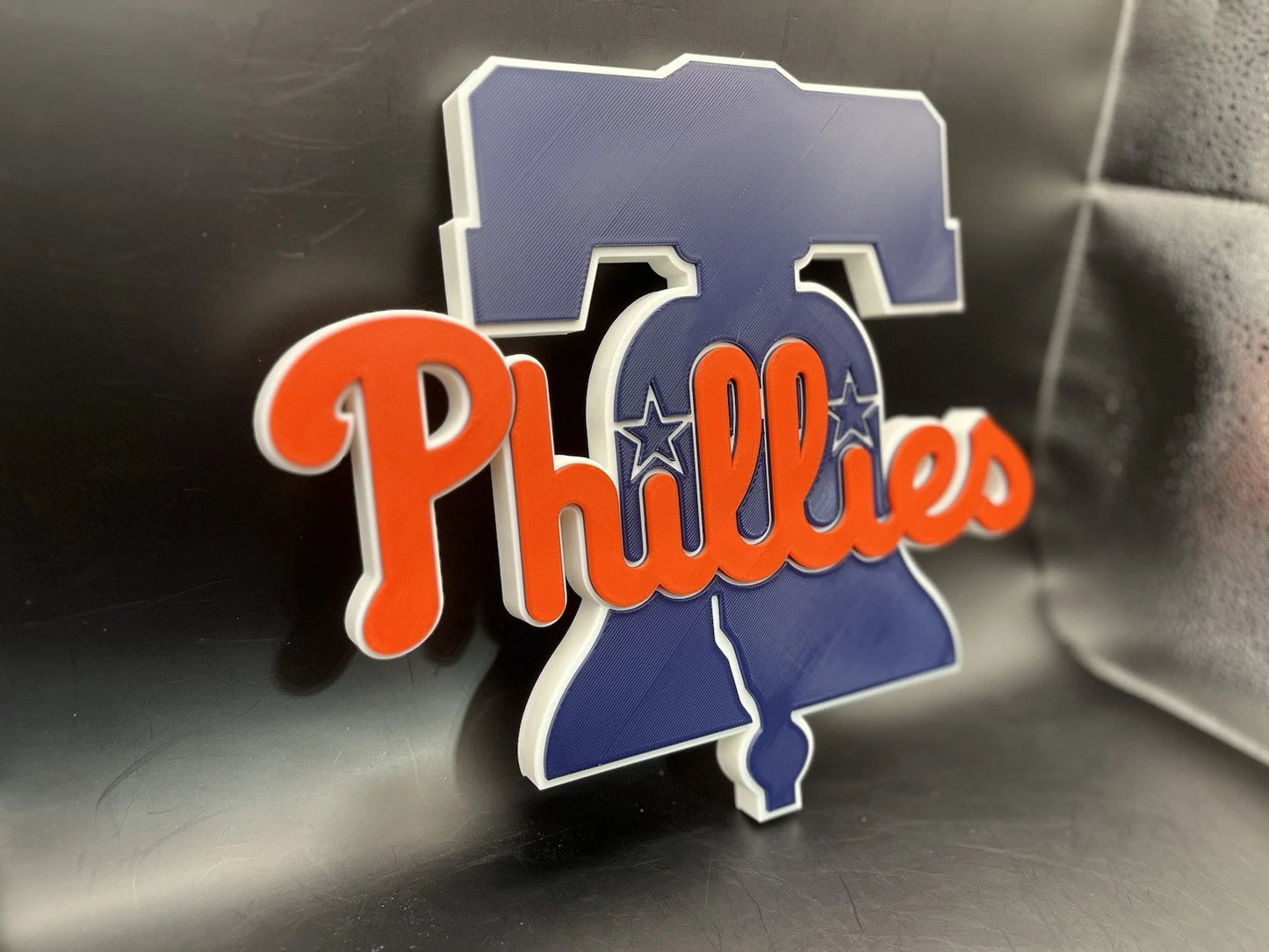 Philadelphia Phillies Logo Sign Display | 3D Wall Desk Shelf Art