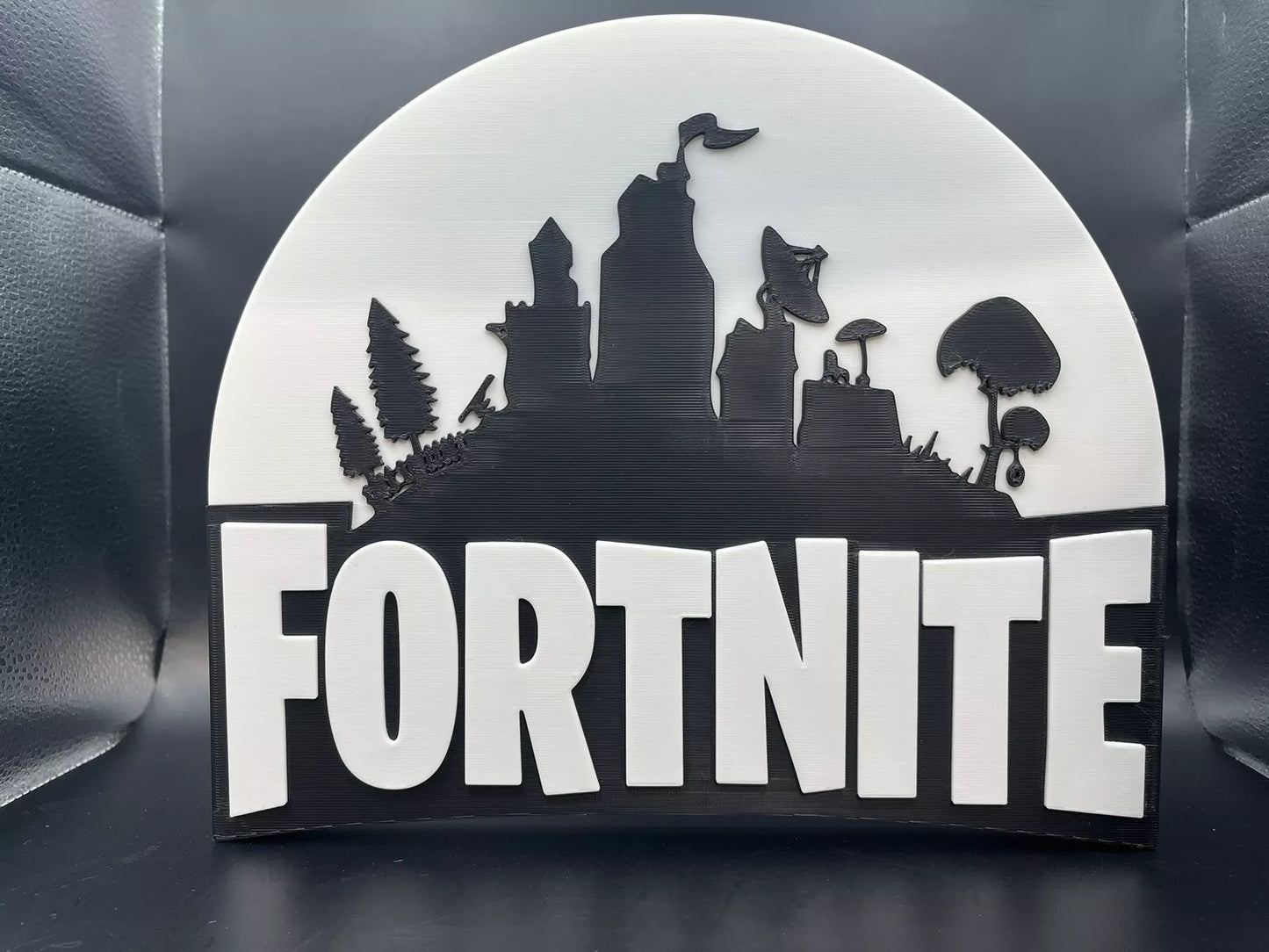 Fortnite Logo Sign Display | 3D Wall Desk Shelf Art
