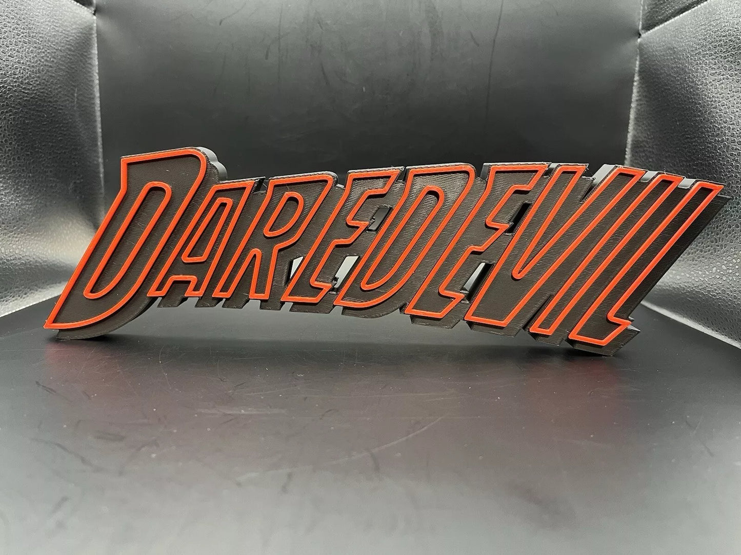 Daredevil Logo Sign Display | 3D Wall Desk Shelf Art