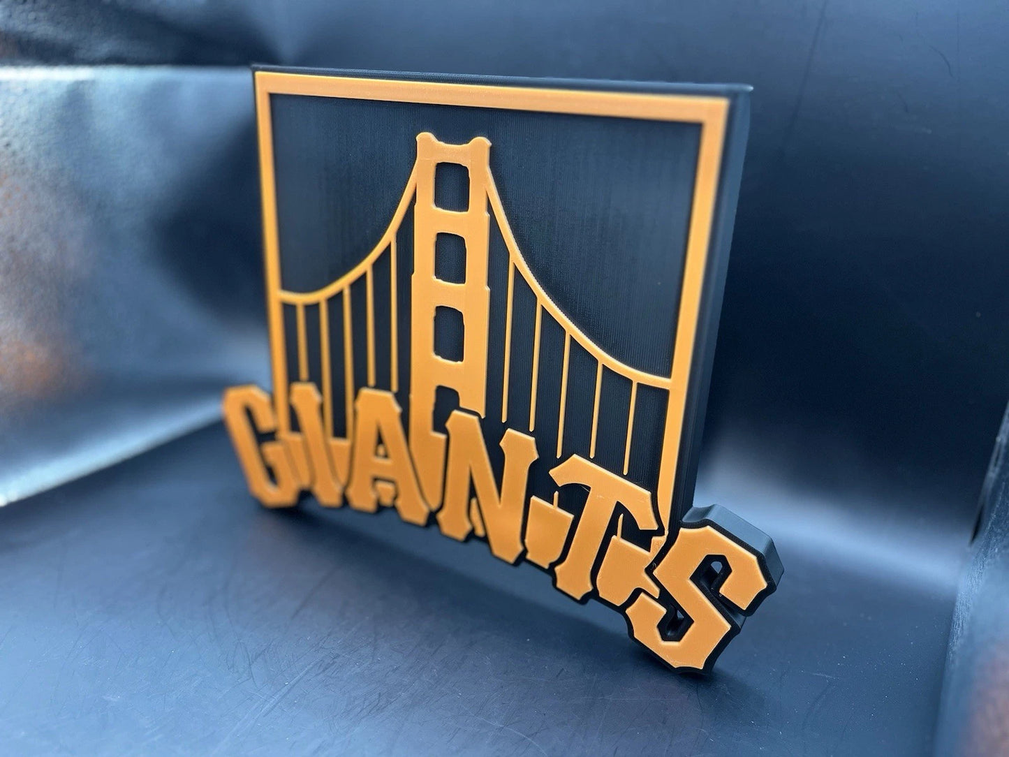 San Francisco Giants Logo Sign Display | 3D Wall Desk Shelf Art