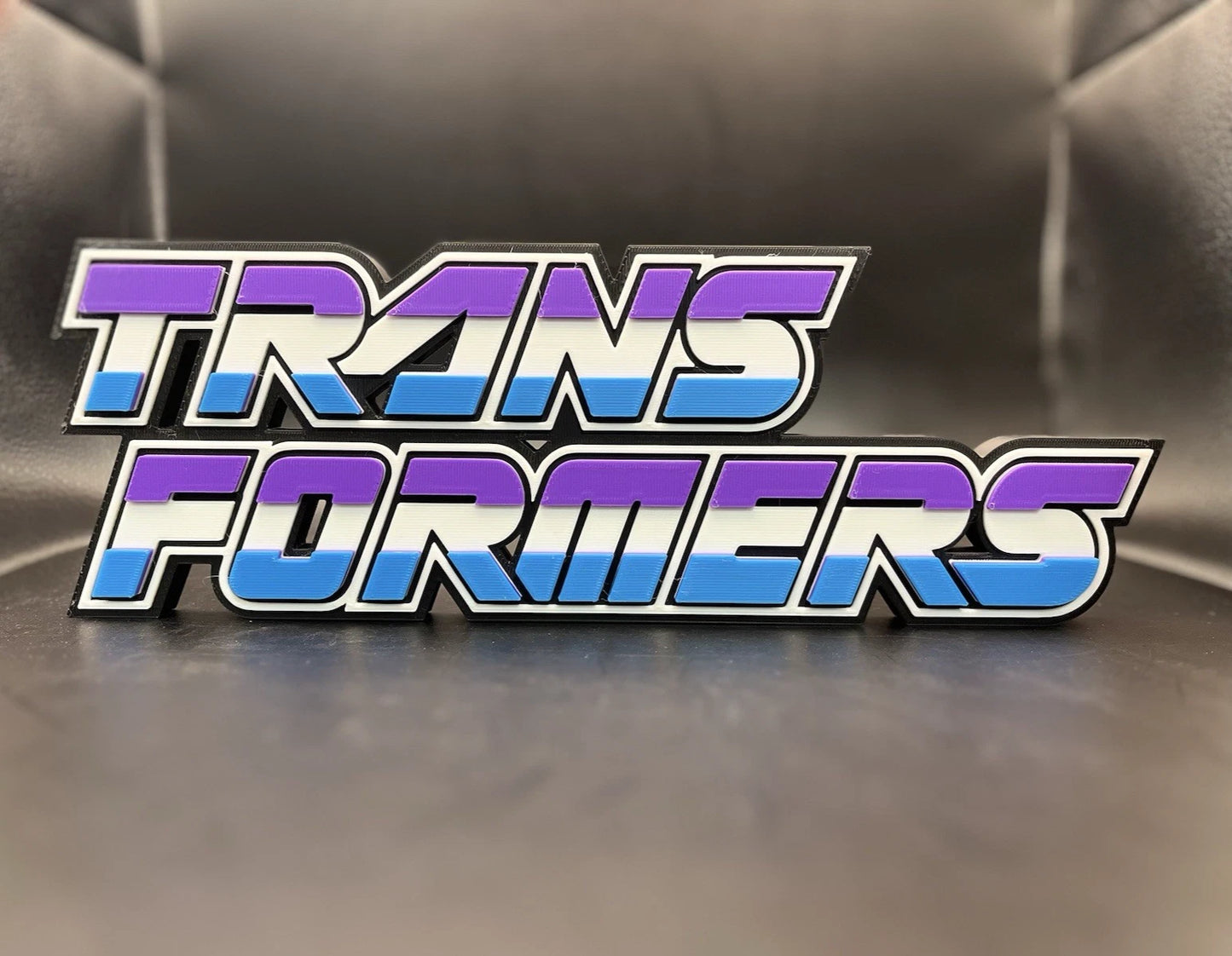 Transformers Decepticon Logo Sign Display | 3D Wall Desk Shelf Art
