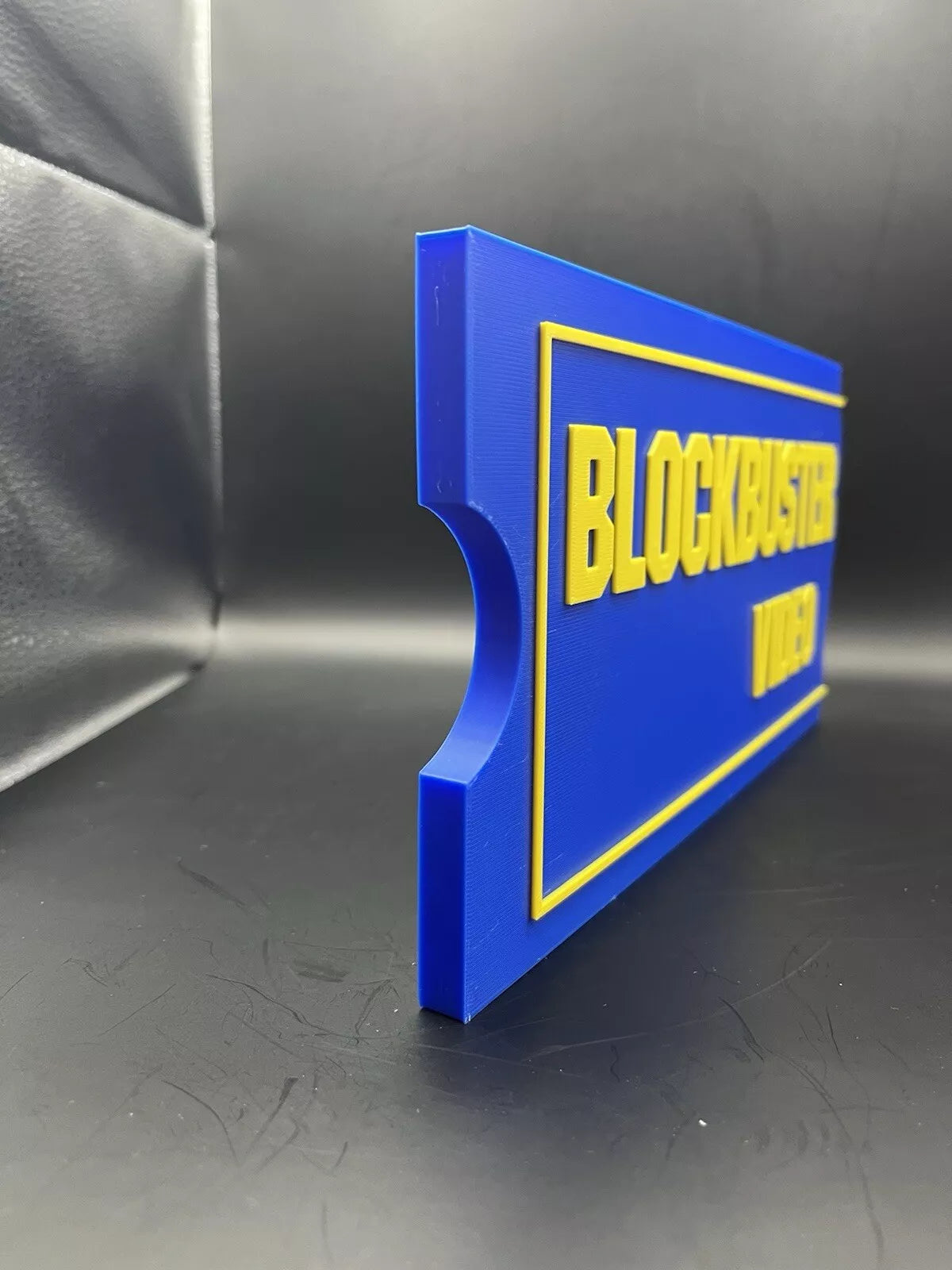 Blockbuster Logo Sign Display | 3D Wall Desk Shelf Art