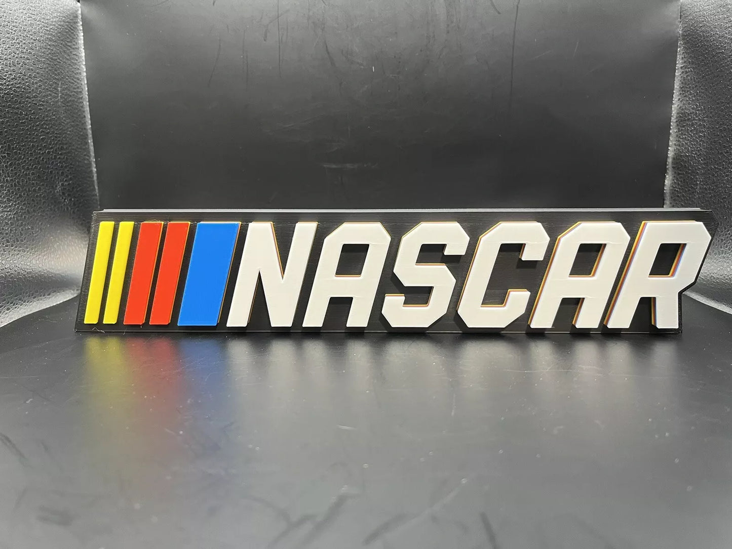 NASCAR Logo Sign Display | 3D Wall Desk Shelf Art