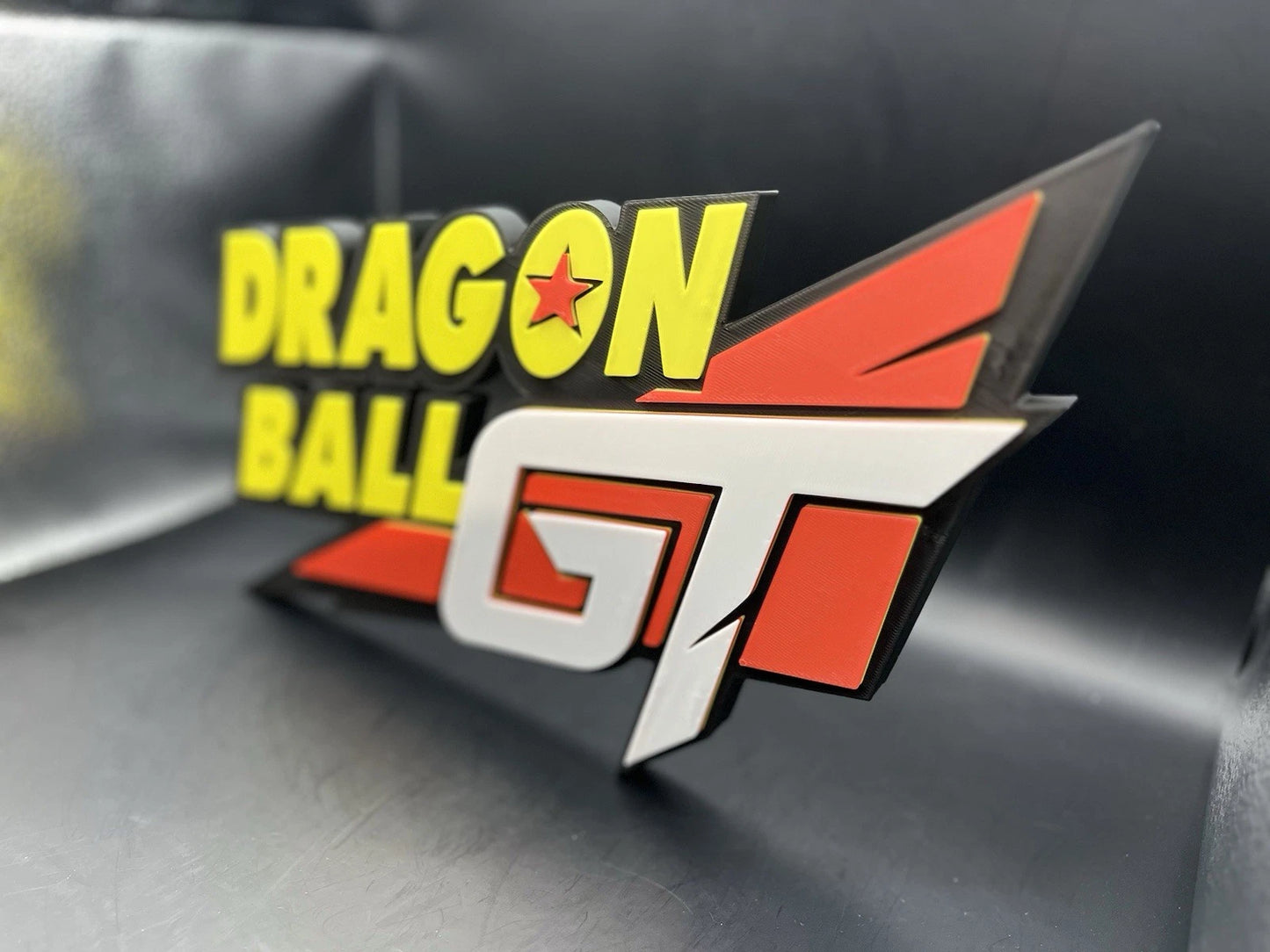 Dragon Ball GT Logo Sign Display | 3D Wall Desk Shelf Art