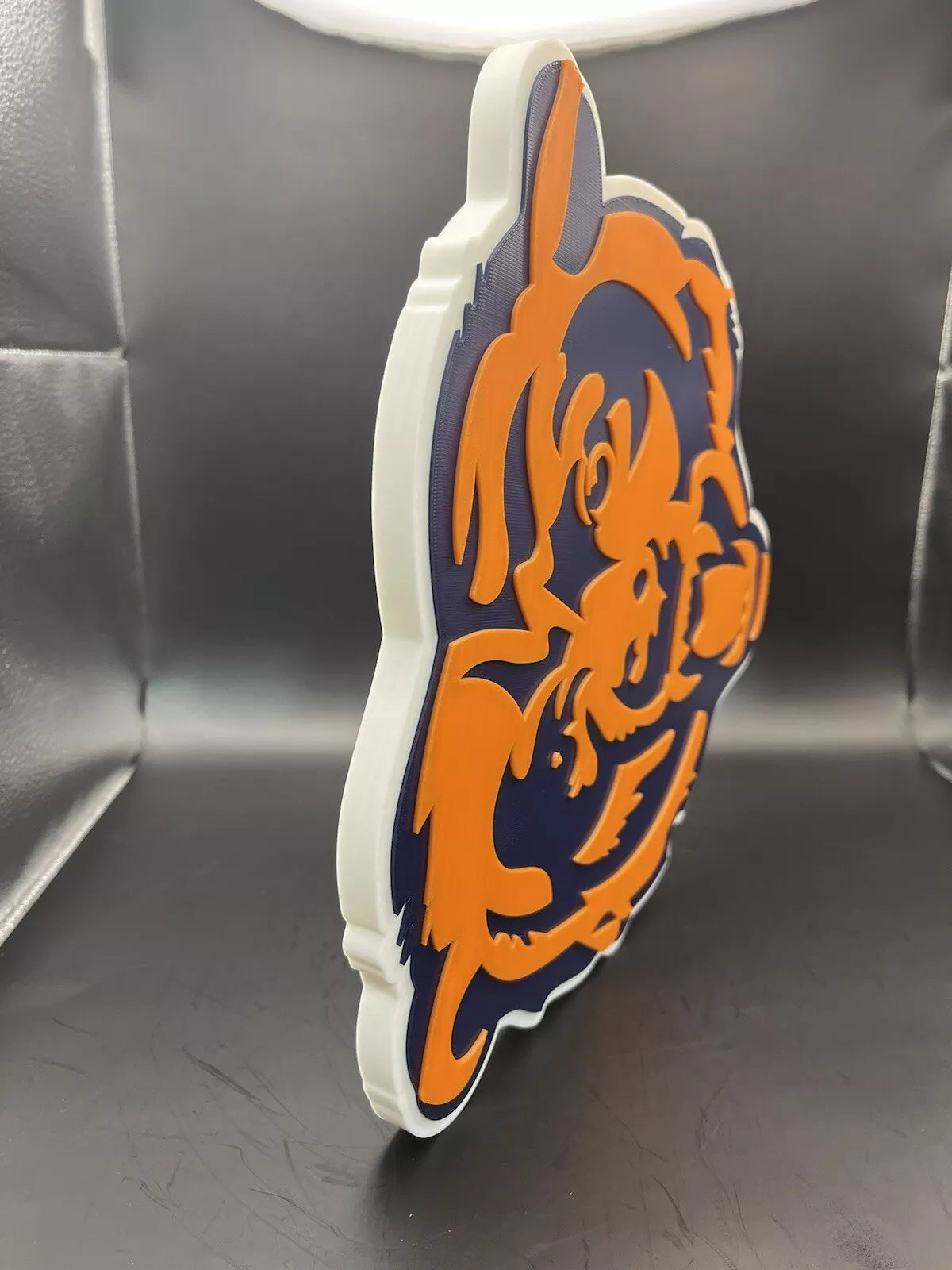 Chicago Bears Logo Sign Display | 3D Wall Desk Shelf Art