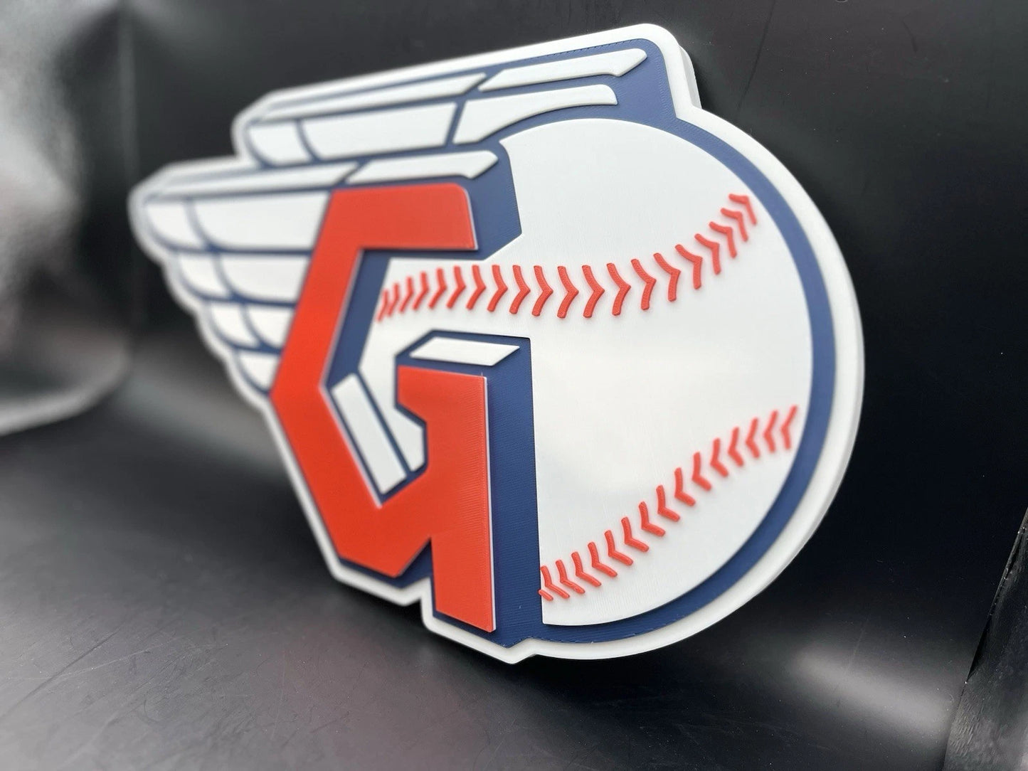 Cleveland Guardians Logo Sign Display | 3D Wall Desk Shelf Art
