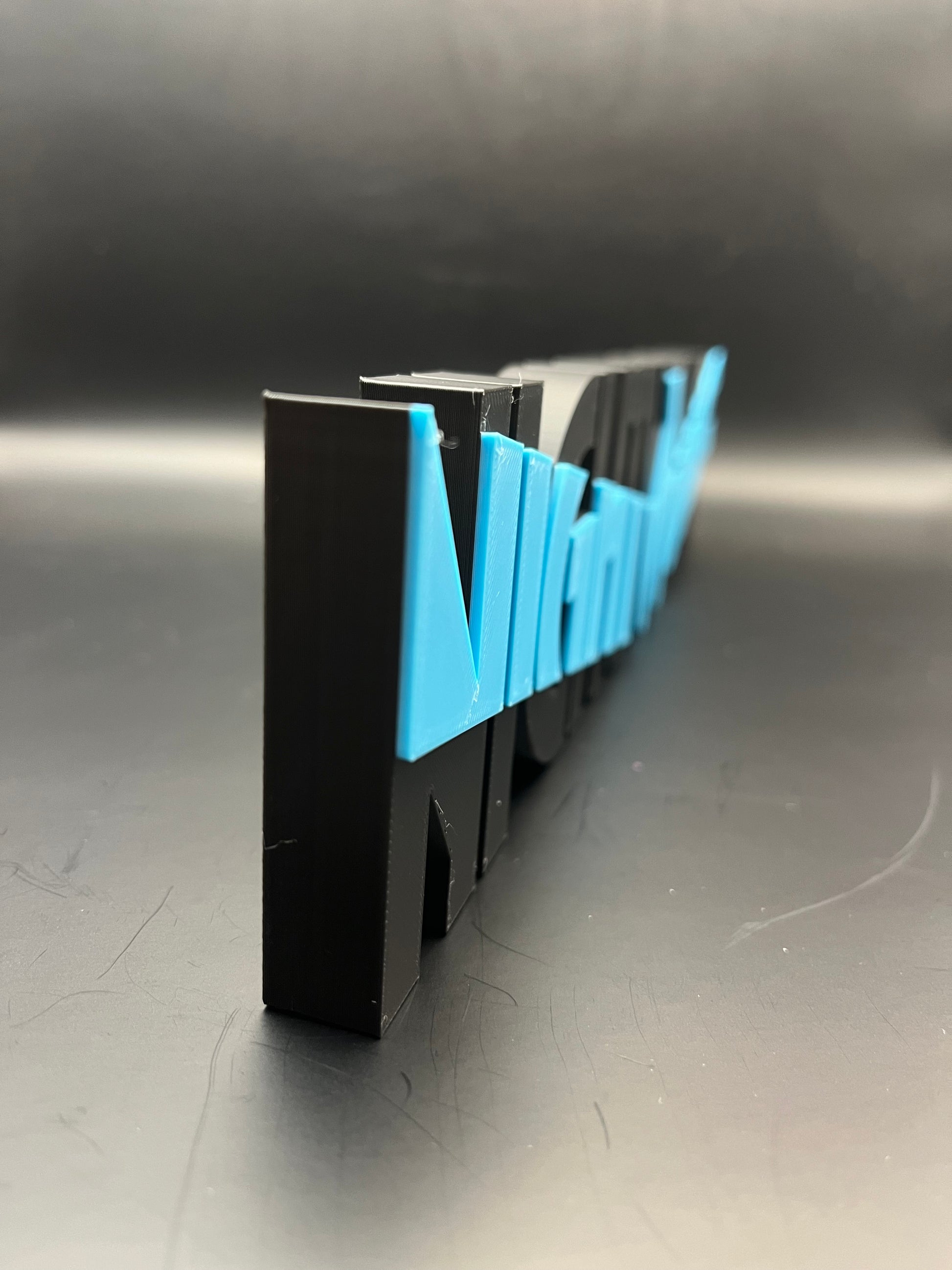 Nightwing Logo Sign Display | 3D Wall Desk Shelf Art - UNRIVAL3D