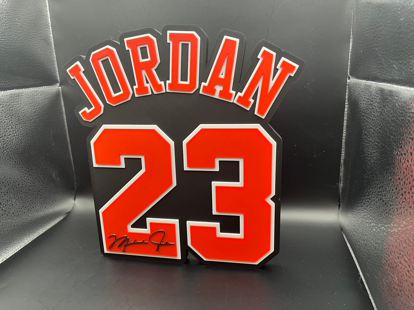 Michael Jordan Logo Sign Display | 3D Wall Desk Shelf Art - UNRIVAL3D