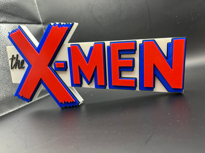 The X-Men Logo Sign Display | 3D Wall Desk Shelf Art - UNRIVAL3D