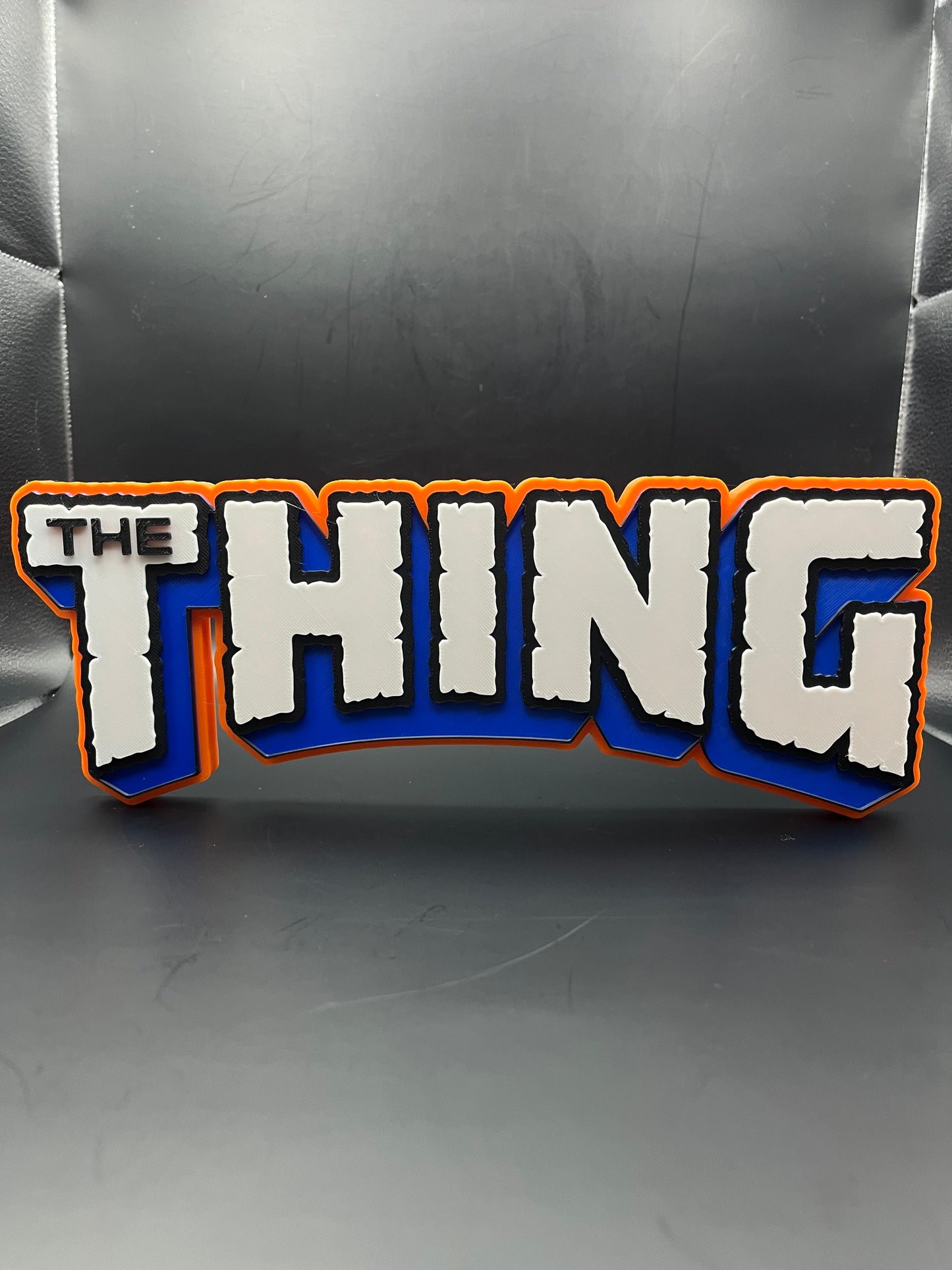 The Thing Logo Sign Display | 3D Wall Desk Shelf Art - UNRIVAL3D