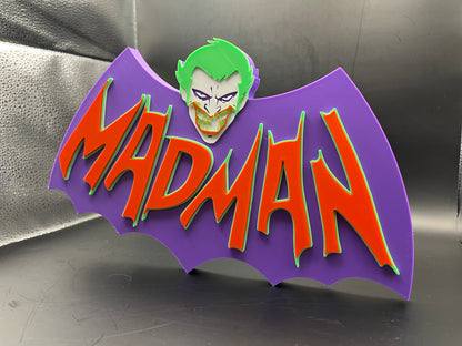 The Joker Logo Sign Display | 3D Wall Desk Shelf Art - UNRIVAL3D