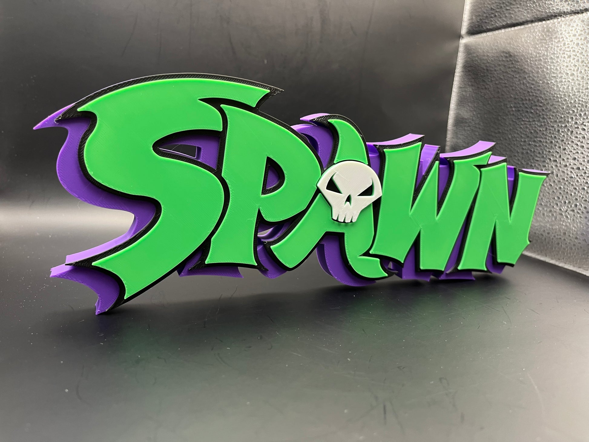 Spawn Logo Sign Display | 3D Wall Desk Shelf Art - UNRIVAL3D