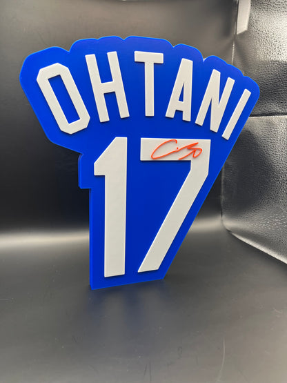 Shohei Ohtani Logo Sign Display | 3D Wall Desk Shelf Art - UNRIVAL3D