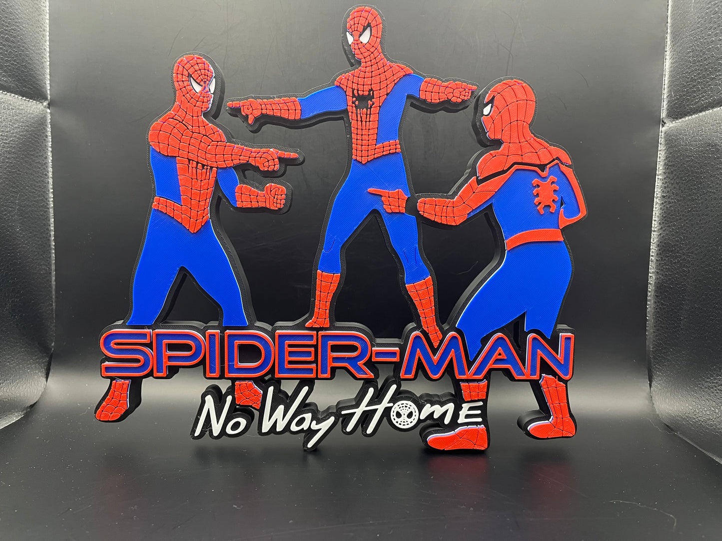 Spider-Man No Way Home Logo Sign Display | 3D Wall Desk Shelf Art - UNRIVAL3D