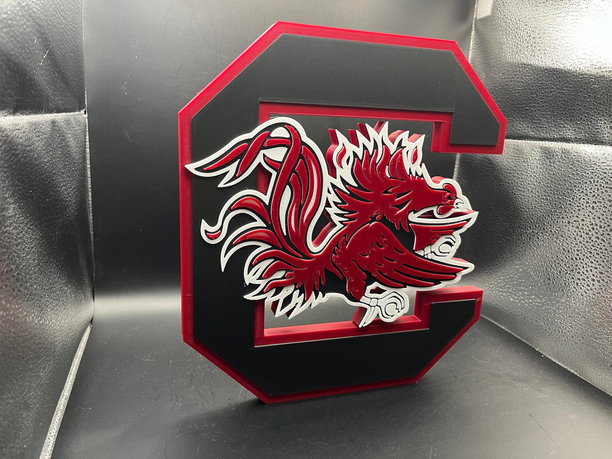 South Carolina Gamecocks Logo Sign Display | 3D Wall Desk Shelf Art - UNRIVAL3D