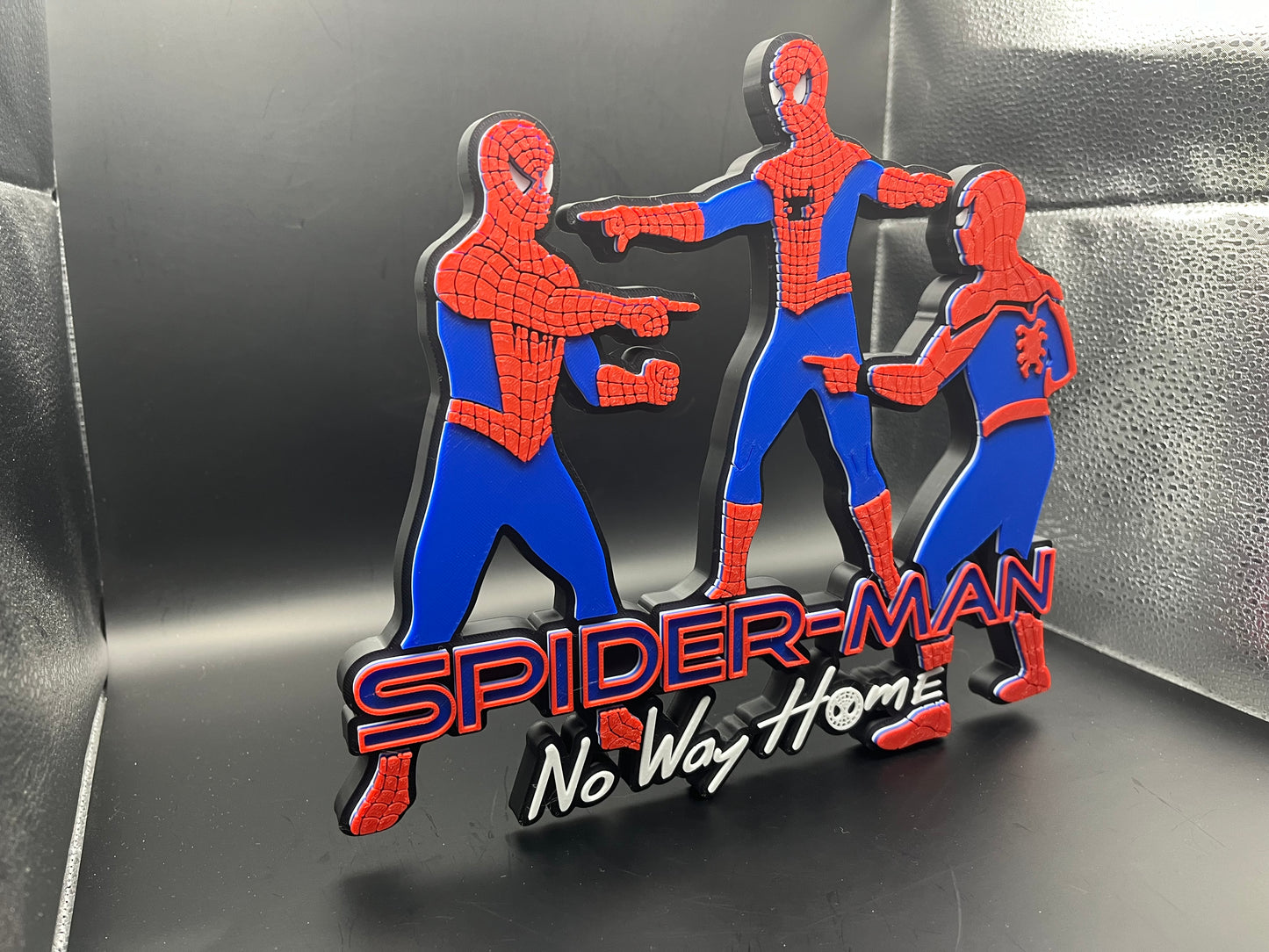 Spider-Man No Way Home Logo Sign Display | 3D Wall Desk Shelf Art - UNRIVAL3D