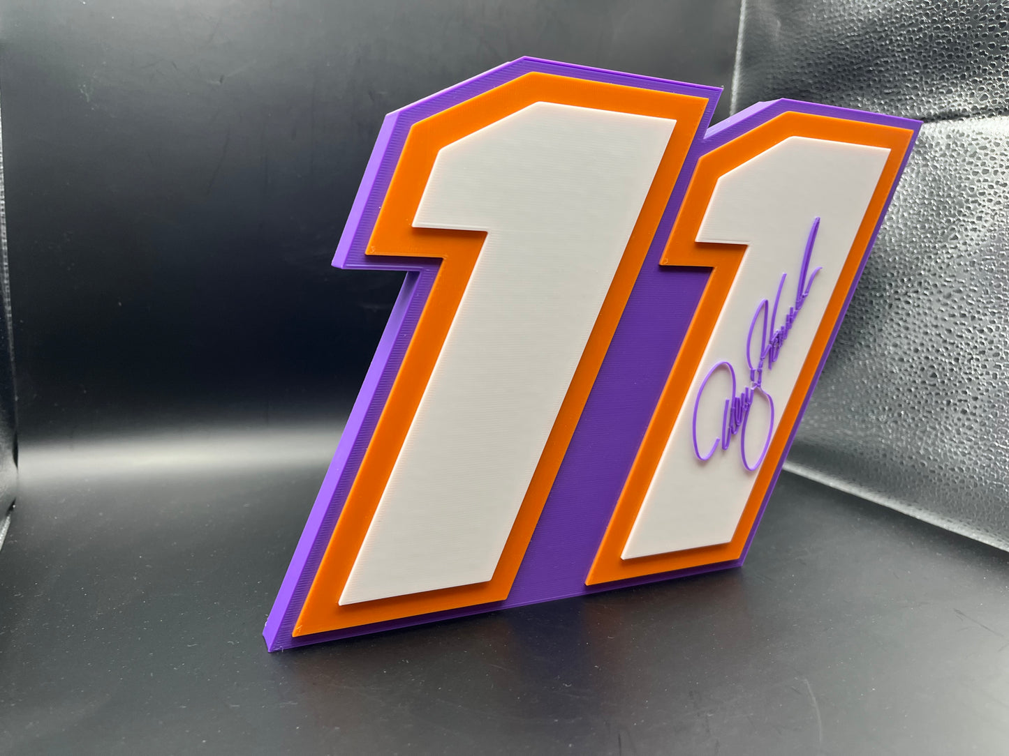 Denny Hamlin 11 Logo Sign Display | 3D Wall Desk Shelf Art - UNRIVAL3D