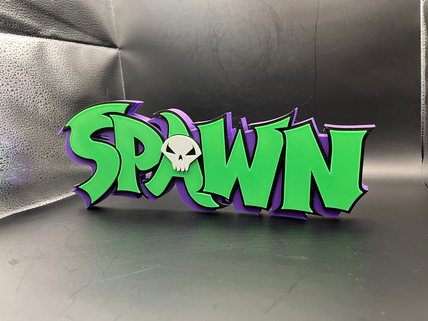 Spawn Logo Sign Display | 3D Wall Desk Shelf Art - UNRIVAL3D