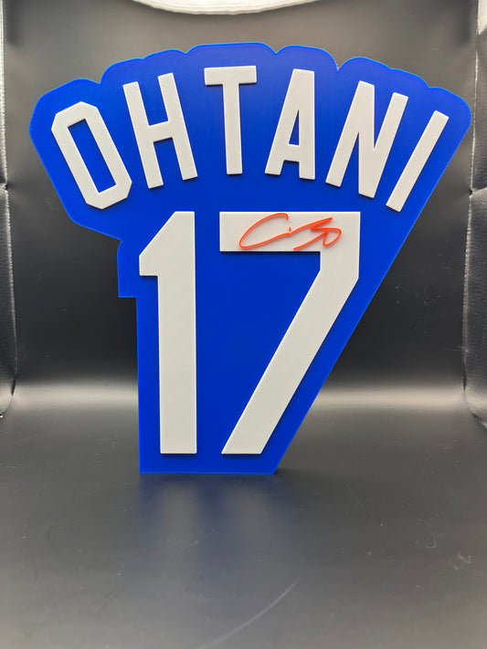 Shohei Ohtani Logo Sign Display | 3D Wall Desk Shelf Art - UNRIVAL3D