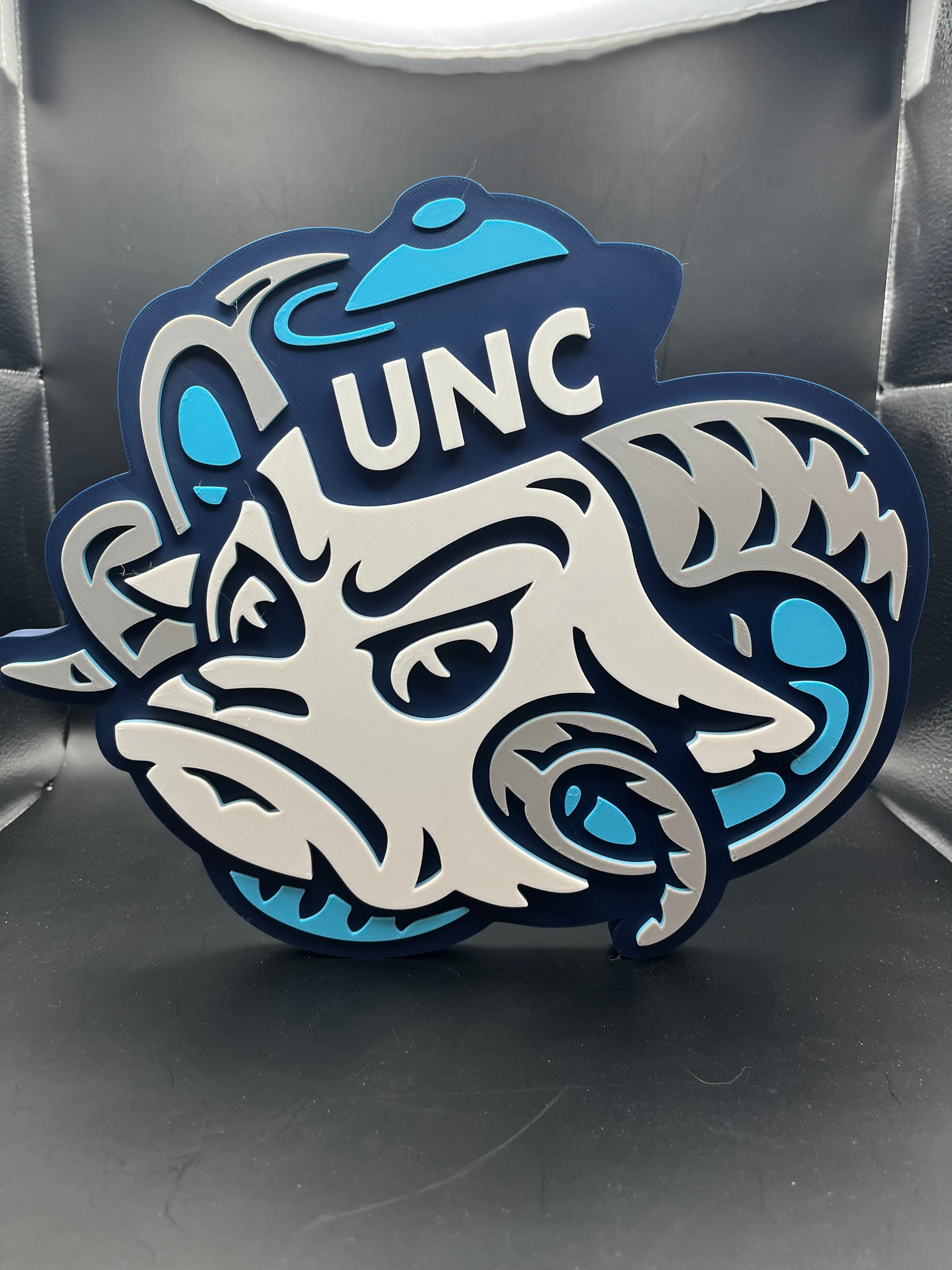 UNC Tar Heels Logo Sign Display | 3D Wall Desk Shelf Art - UNRIVAL3D