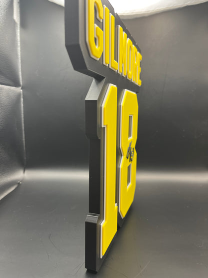 Happy Gilmore Logo Sign Display | 3D Wall Desk Shelf Art - UNRIVAL3D