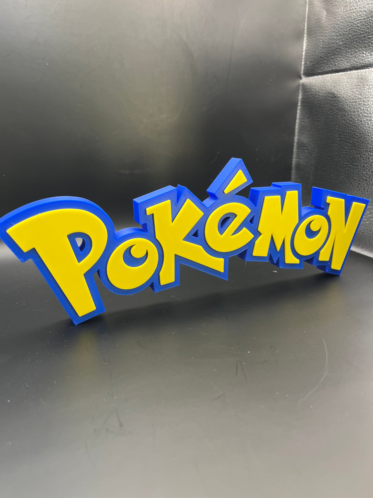 Pokemon Logo Sign Display | 3D Wall Desk Shelf Art - UNRIVAL3D