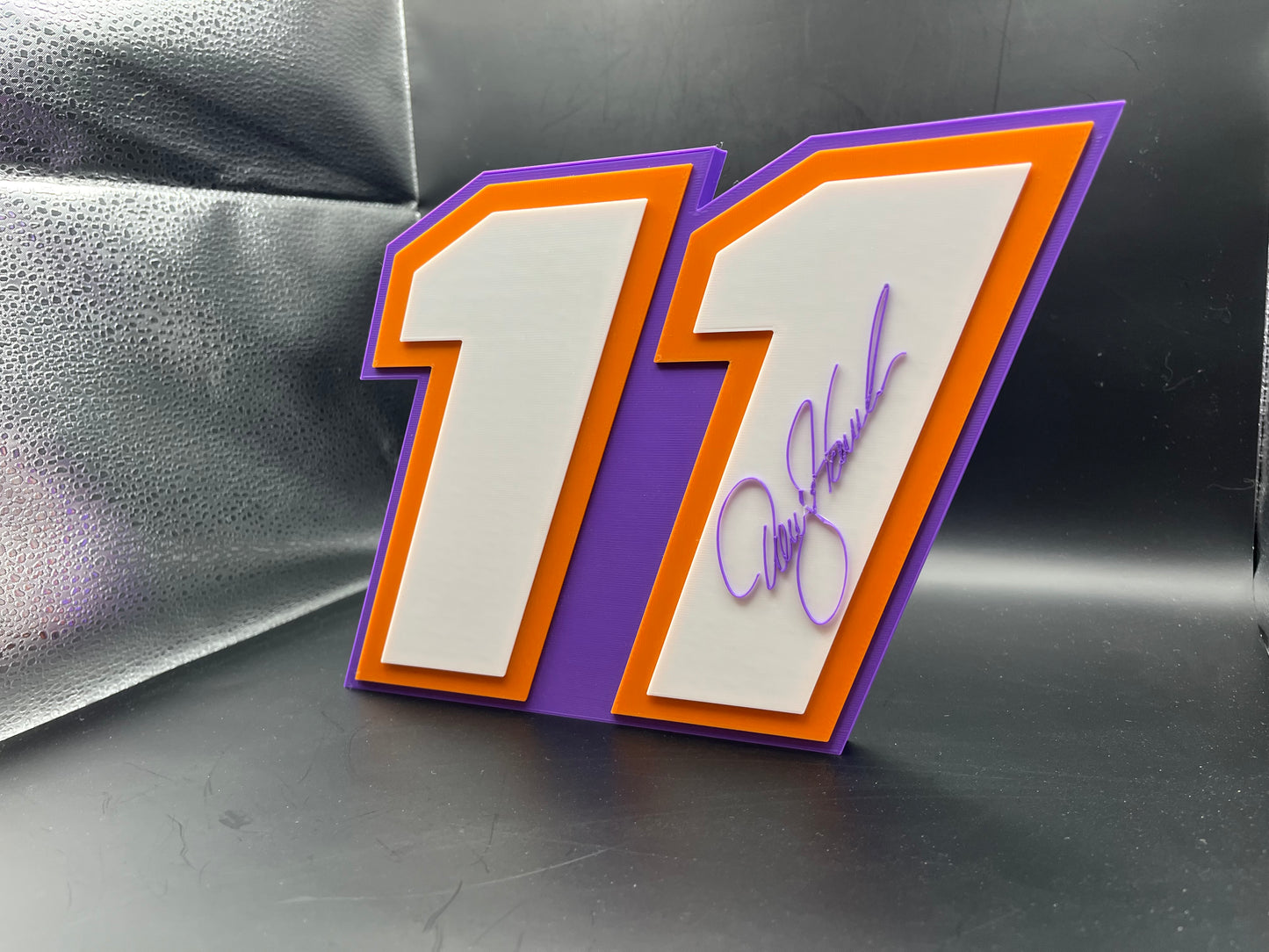 Denny Hamlin 11 Logo Sign Display | 3D Wall Desk Shelf Art - UNRIVAL3D