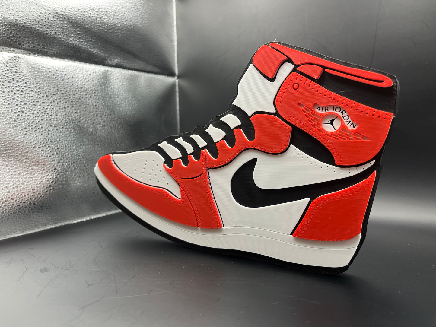 Jordan 1 Sneaker Logo Sign Display | 3D Wall Desk Shelf Art - UNRIVAL3D