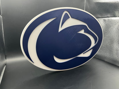 Penn State Logo Sign Display | 3D Wall Desk Shelf Art