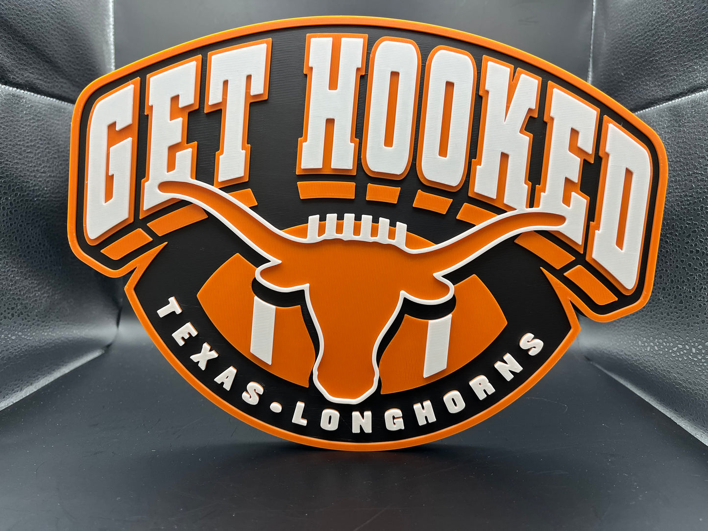 Texas Longhorns Logo Sign Display | 3D Wall Desk Shelf Art - UNRIVAL3D