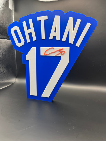 Shohei Ohtani Logo Sign Display | 3D Wall Desk Shelf Art - UNRIVAL3D