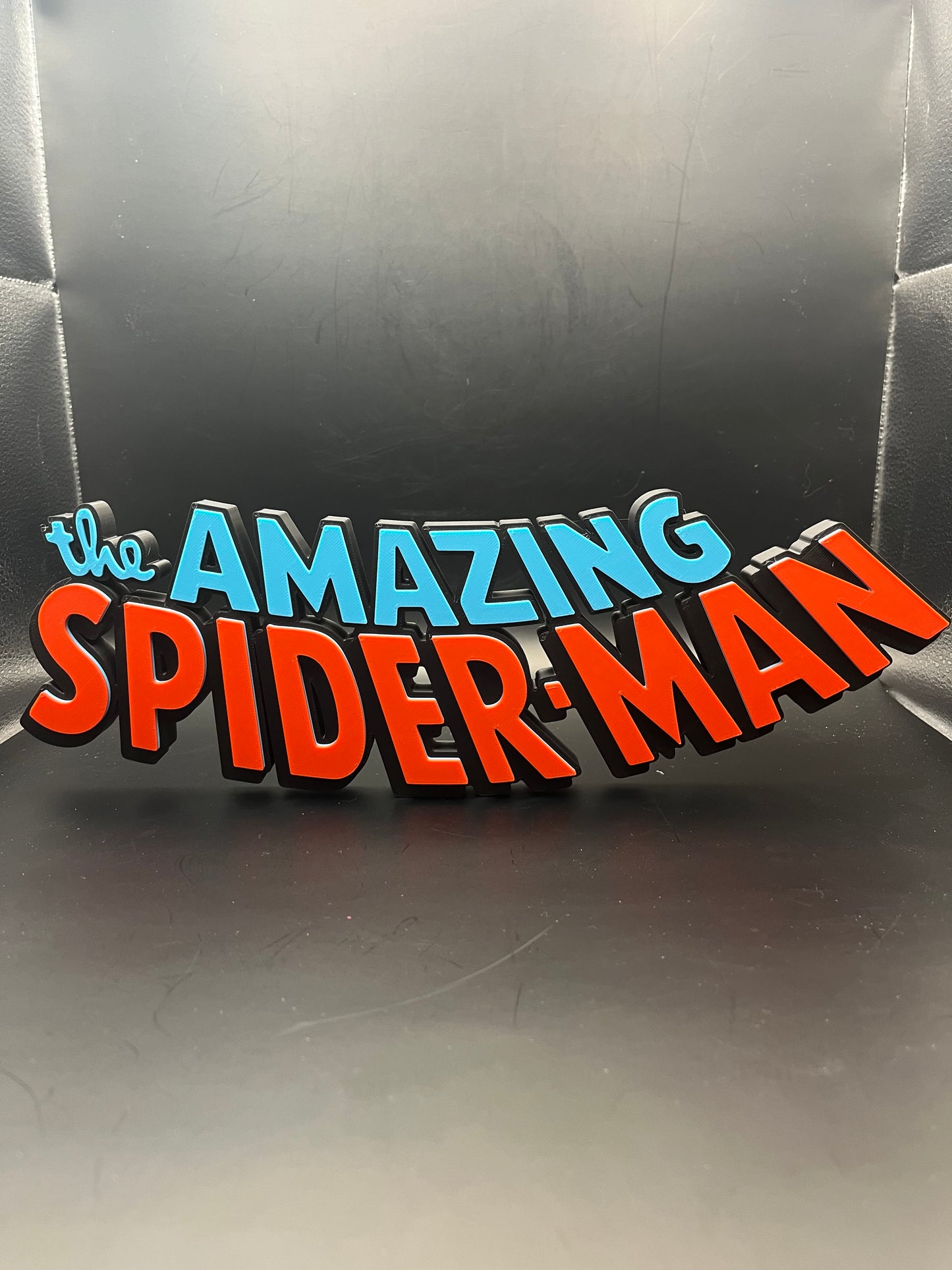 The Amazing Spider-Man Logo Sign Display | 3D Wall Desk Shelf Art - UNRIVAL3D