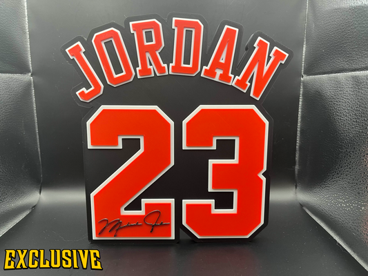 Michael Jordan Logo Sign Display | 3D Wall Desk Shelf Art - UNRIVAL3D