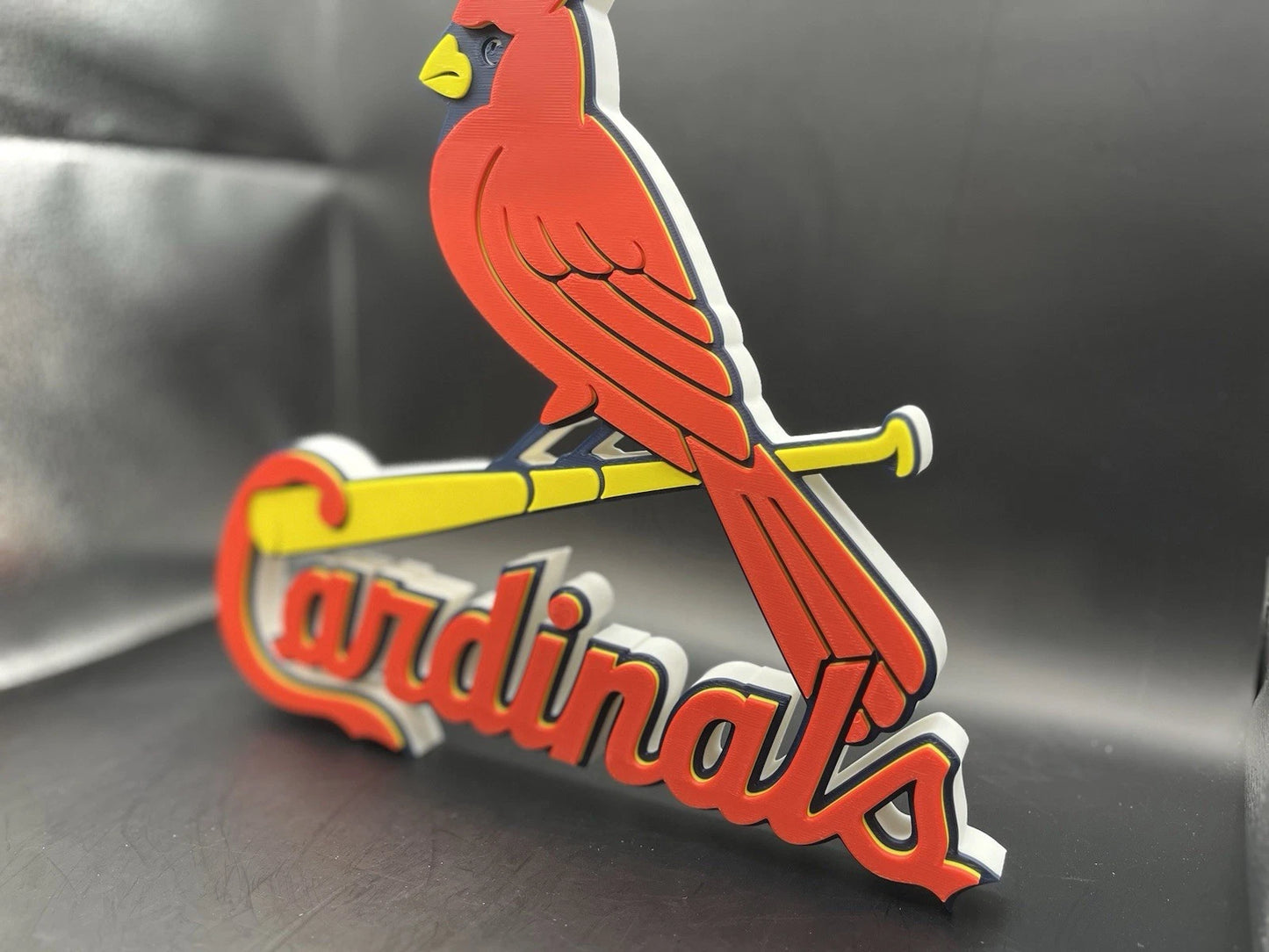 St. Louis Cardinals Logo Sign Display | 3D Wall Desk Shelf Art