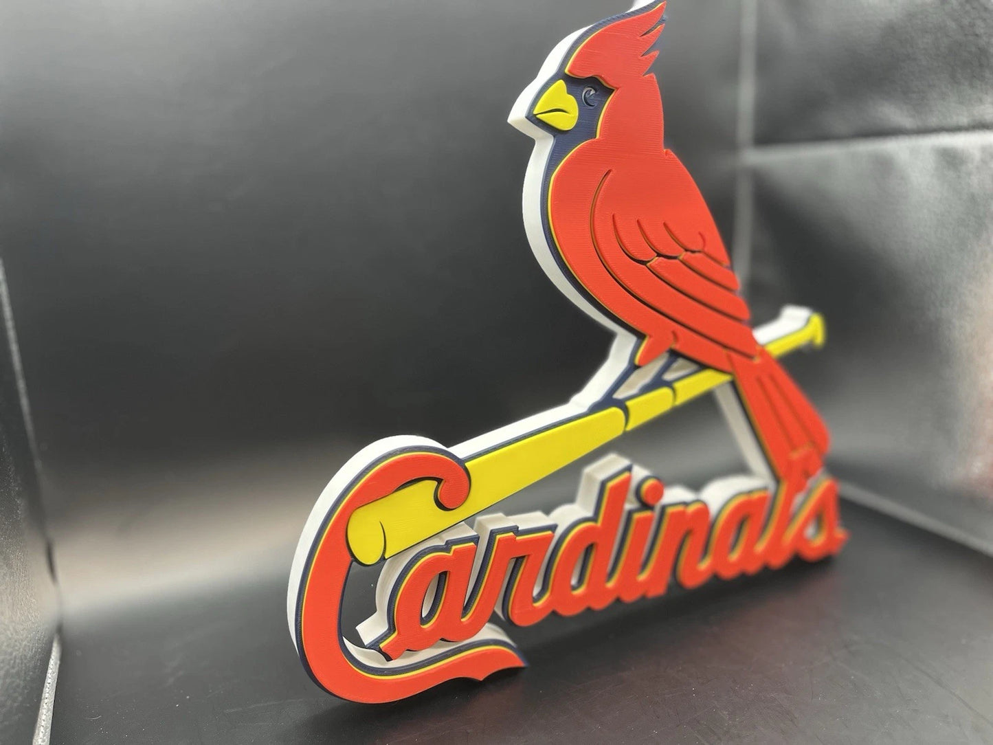 St. Louis Cardinals Logo Sign Display | 3D Wall Desk Shelf Art
