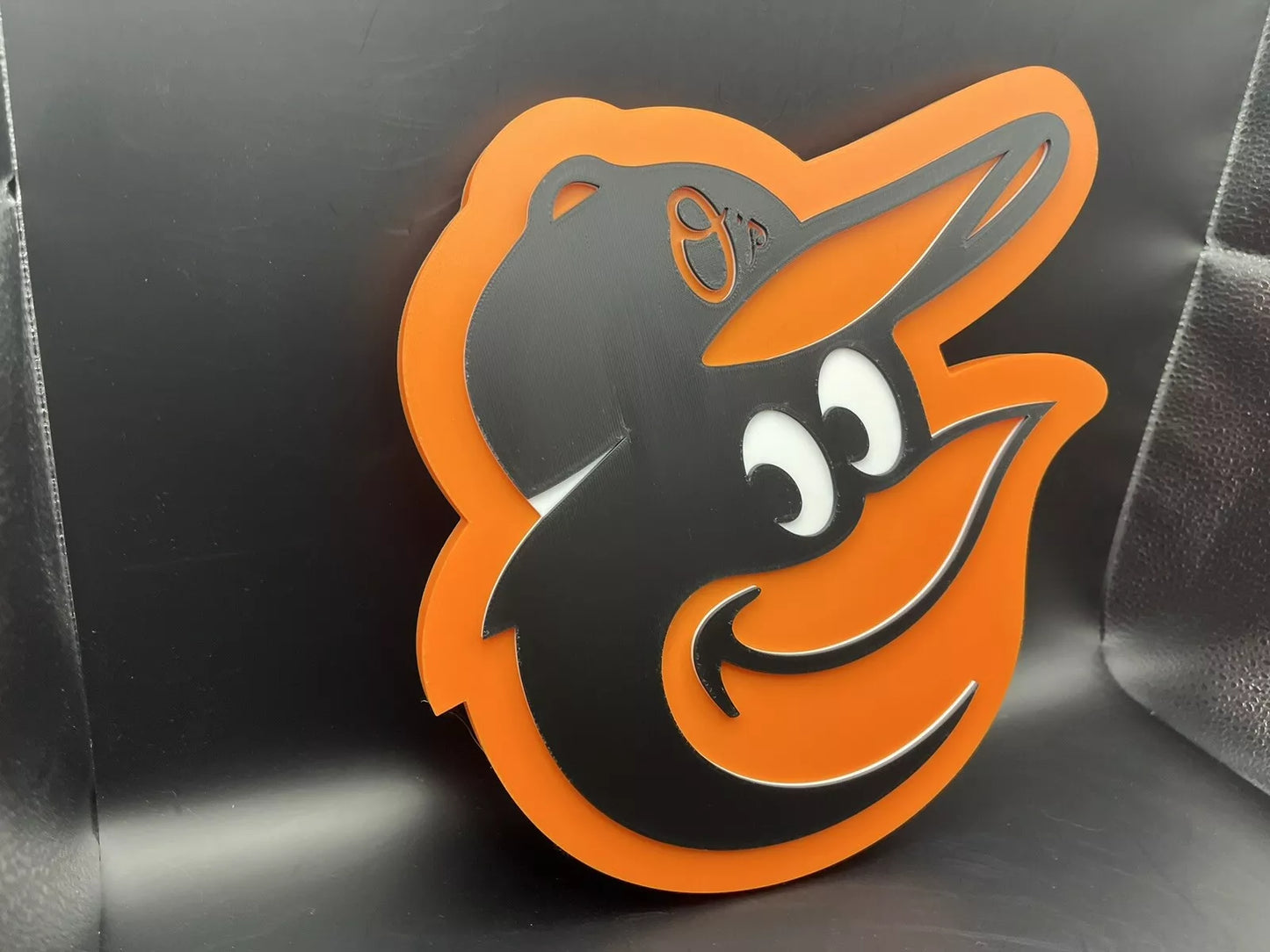 Baltimore Orioles Logo Sign Display | 3D Wall Desk Shelf Art