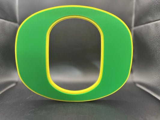 Oregon Ducks Logo Sign Display | 3D Wall Desk Shelf Art