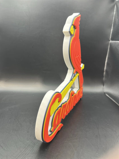 St. Louis Cardinals Logo Sign Display | 3D Wall Desk Shelf Art