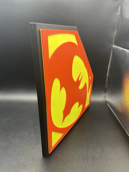 Superbat Logo Sign Display | 3D Wall Desk Shelf Art