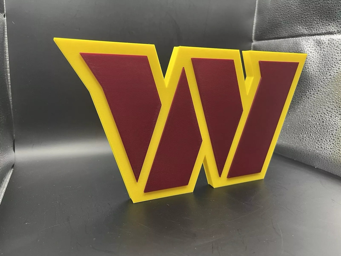 Washington Commanders Logo Sign Display | 3D Wall Desk Shelf Art